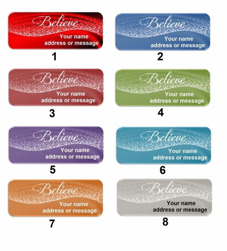 30 Personalized Return Address Labels Believe Buy 3 get 1 free (be1)