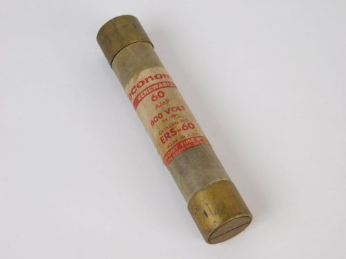 Economy 60 Amp, 600V Renewable Fuse ERS-60 - NEW Surplus!