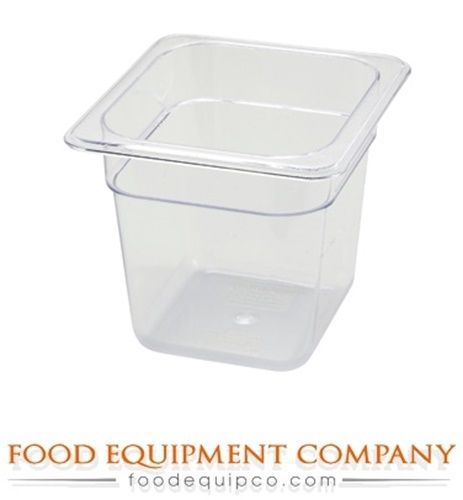 Winco SP7606 Poly-Ware™ Food Pan, 1/6 size, 6&#034; deep - Case of 24