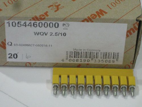 New weidmuller terminal block jumper bar 1054460000 wqv 2.5/10 10 pole for sale