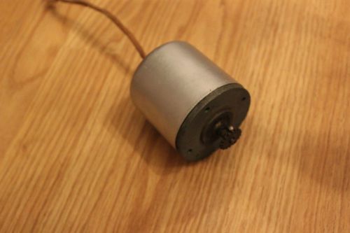 Vintage Electric Motor Gear Brushed Unbranded