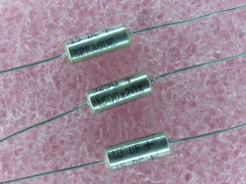 100 PCS SPRAGUE 150D20% 10UF 15DC  ELECTRONIC COMPONENTS