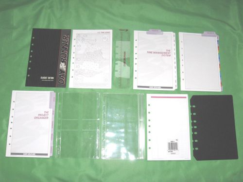 CLASSIC 1 Year Undated TAB PAGE Day Runner Planner ACCESSORY LOT Franklin Covey