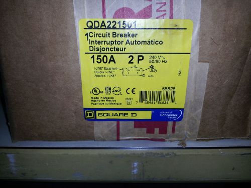 Square d qda222001 new in box 2p 240v 200a i-line breaker #b20 for sale