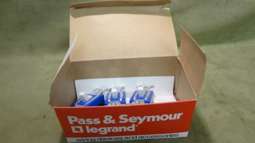 box of 3 NEW P&amp;S LEGRAND CS15AC1-W Single-Pole Commercial 15A Toggle Switch