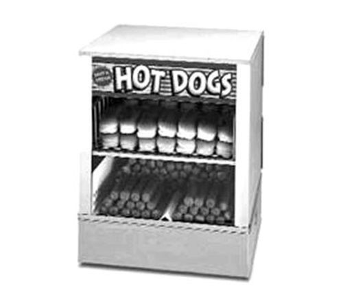 APW Wyott DS-1AP Hot Dog Steamer self-service over-and-under hot dog...