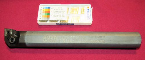 Brand new carbide boring bar and 10 seco cnmg431 tp2500 inserts kit for sale