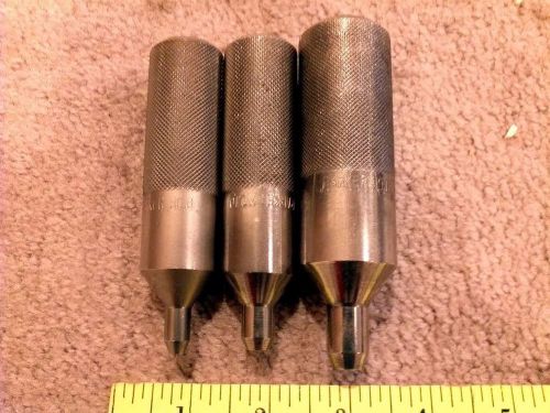 punch Set Parker No. 8,10,12 swage swaging USA
