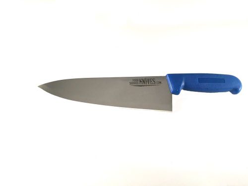 8” blue chef knife -  food service knives - cook french stainless steel sharp! for sale