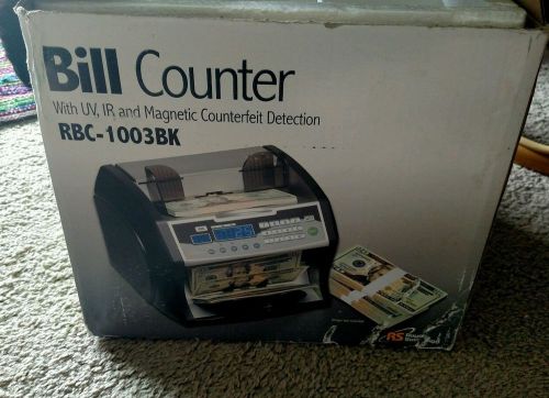 Royal Sovereign Bill Counter RBC-1003BK money counter fraud protection business
