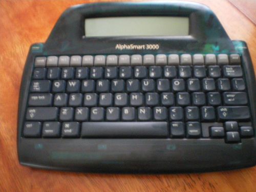 Alphasmart 3000r portable word processor rechargeable/usb port-home school-g/vg for sale