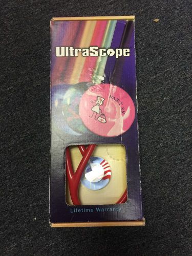 UltraScope Unisex  Stethoscope 044 Red, White And Blue - American Flag