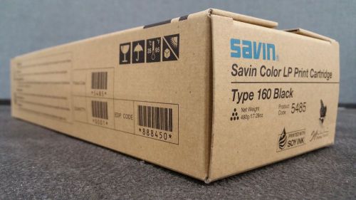 NEW OEM Ricoh/Savin 888450 (5485) BLACK Toner Cartridge Type 160