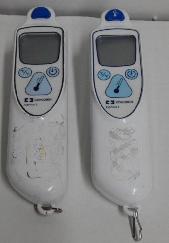 Covidien genius 2 tympanic thermometer lot of 2 for parts for sale