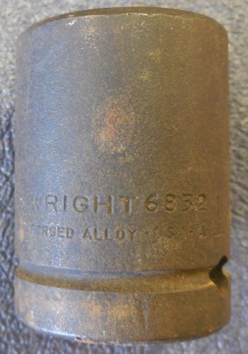 WRIGHT 6832 1&#034; Standard Impact Socket, 3/4&#034; Drive, 6-point, NEW OLD STOCK