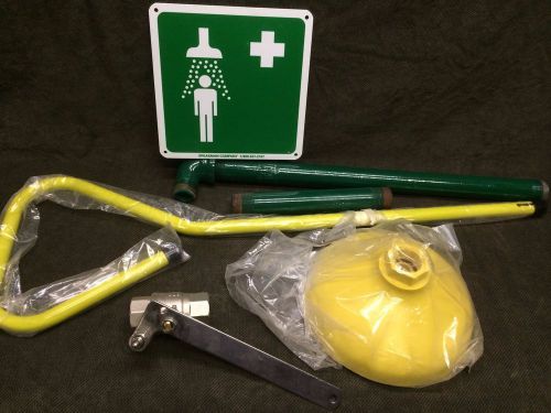 Speakman Yellow/Green Safety Shower