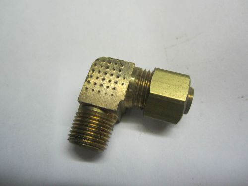 (10) 1/4&#034; tube x 1/8&#034; npt brass compression elbow for sale