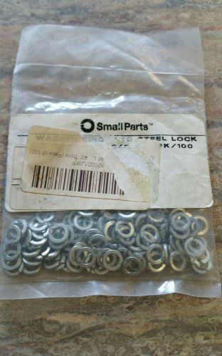 Split Ring Lock Washer Size: #8 ,  (Qty: 100)  Steel / Zinc Plated