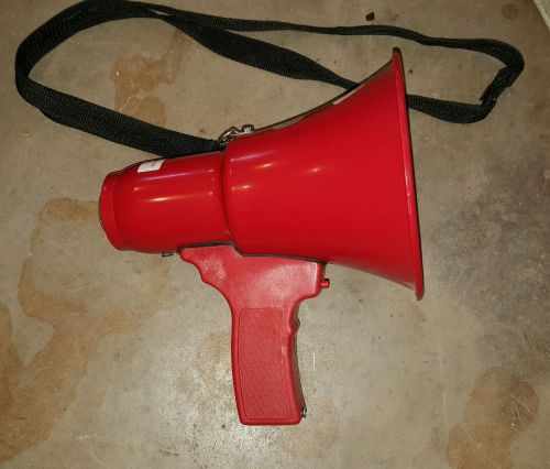 FEDERAL SIGNAL VOICE GUN A12SA MEGAPHONE PORTABLE LOUD SPEAKER