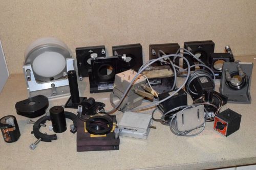 ++ OPTICAL &amp; LASER PARTS ODDBALL LOT-HEAVY DUTY-ARDEL-BURLEIGH- 21 PIECES-(#1A)