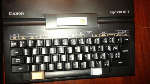 Canon Typestar 10-II Electronic Typewriter