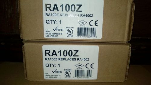 Lot of 2 System Sensor Remote Annunciator RA100Z Replaces RA400Z