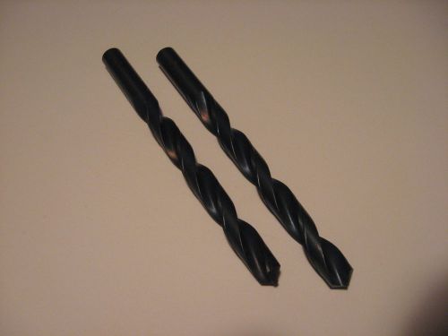 2- DORMER 33/64&#034; HSS FO Jobber 118 Point Drill Bits. M837890. 6 3/4&#034; Long