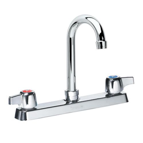Krowne 13-802l - 8&#034; center deck mount faucet, 8-1/2&#034; gooseneck spout, low lead for sale