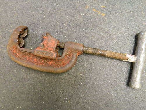 Rigid 42A 4 Wheel Pipe Cutter,1/8 to 2&#034; Capacity   Nice OLD VTG TOOL