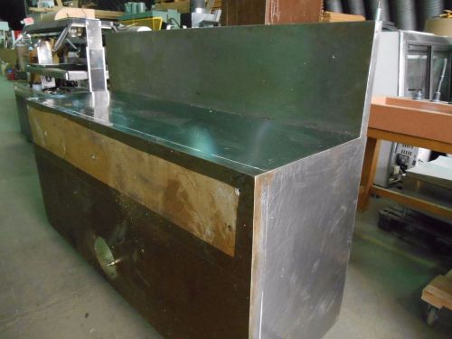 Used stainless steel 6&#039; commercial hood for sale