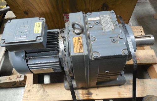 USED SEW Eurodrive DFT90L4-KS 2 HP Motor with R87DT90L4-KS 81.92 Ratio Reducer