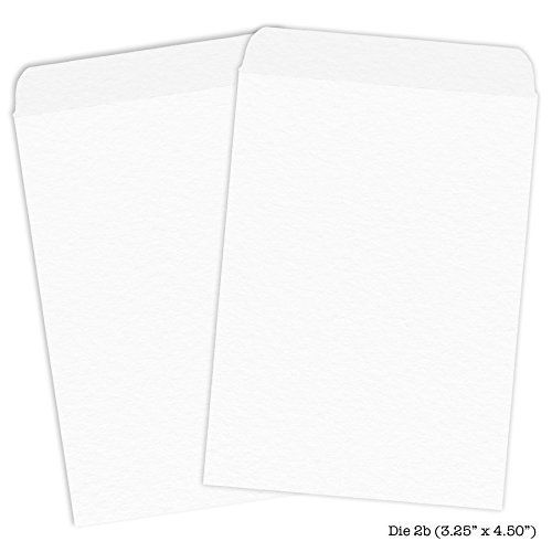 50 Blank Seed Envelopes 3.25&#034; x 4.50&#034; (Self Sealing) &#034;White&#034;