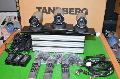 Lot 3 tandberg edge 95 mxp video conf. hd camera multisite, npp ms cisco ttc7-14 for sale