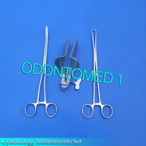 Exam Set w/Collin Speculum Large Gynecology instruments