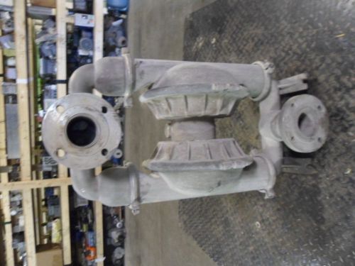 Versamatic diaphragm pump 3&#034; stainless #614934j no tag 316ss used for sale