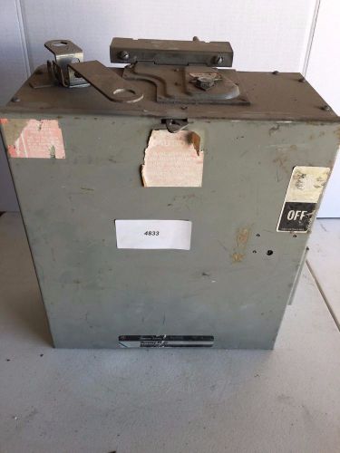 General electric sb364r bus plug 200 amp, 600 volt, 3 phase, w/g, style 1 #4833 for sale