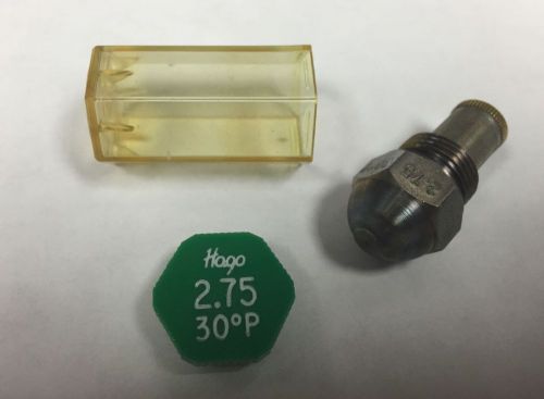 HAGO 2.75 GPH 30 DEGREE P SOLID NOZZLE (27530P, 030G3403, 275-30P)