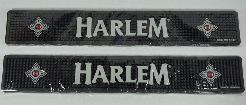 NEW Harlem Kruiden Liqueur Rubber Spill Rail Rubber Bar Mat Runner - PACK OF 2