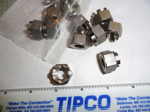 1/2-13 stainless slotted castle nuts for sale
