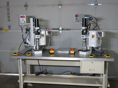 Two 2013 Schmidt 20-75-1K Pneumatic Presses Sharp Will seperate