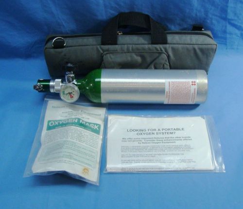 LUXFER ALM 153 2000 PSI PORTABLE O2 SYSTEM IN BAG SHERWOOD REGULATOR AVIATION