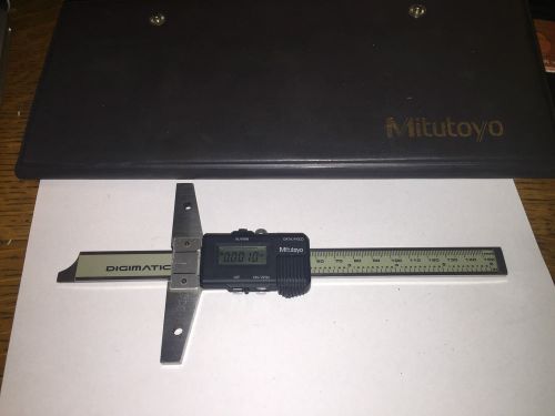Mitutoyo 571-211-50 digital depth gage 0.01-150mm .0005&#039;-6&#034; for sale