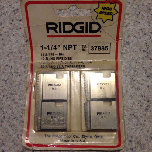 Ridgid 1-1/4 high speed dies (package of 4) #37885