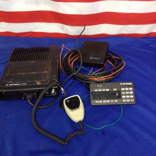 Motorola Spectra VHF 110w remote A9 Two-Way Radio T83GXA7HA9AK - Mic/Speaker