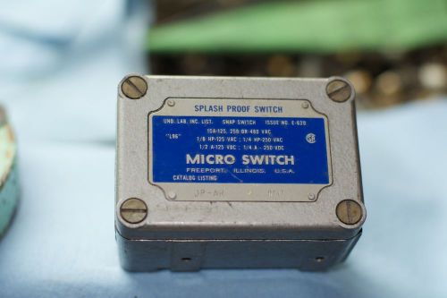 Micro Switch splash proof, max 480VAC 15A,  tested