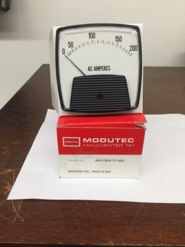 Modutec # 3pb-aacx-200 ac amperes meters for sale