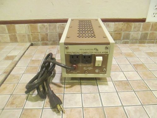 SOLO ELECTRIC LR 4495 MINI/MICRO COMPUTER REGULATOR/TRANSFORMER PRICED 2 SELL