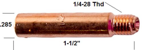 MIG CONTACT TIPS 14H116 1/16 Heavy Duty FITS #2,3&amp;4 Guns, Magnum 200-400 QTY 25