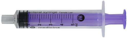 pack Of 100 Medicina Oral/Enteral Syringes - 5ml