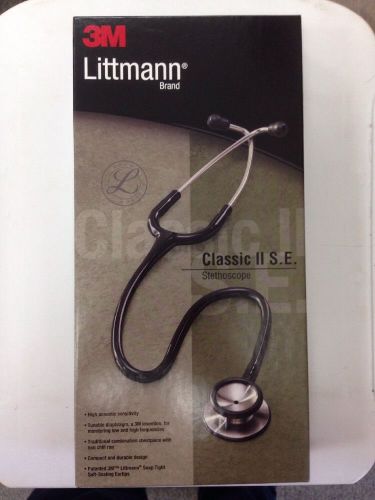 3M Littmann Classic II S.E. Stethoscope (Black) 2201 28in in BOX NEW
